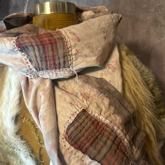 1 LEFT // very long summer weight mended scarf - Picture 8 of 13